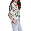 image:imageKarl Lagerfeld Womens Floral Summer Fashion Printed BlouseSoft White Multi