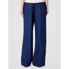 image:imageKarl Lagerfeld Womens Flowy Linen Blend Drawstring Wasitband PantNaval Academy