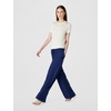 image:imageKarl Lagerfeld Womens Flowy Linen Blend Drawstring Wasitband PantNaval Academy