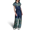 image:imageKarl Lagerfeld Womens Flowy Placed Floral Soft PantNaval Academy Multi