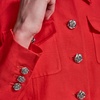 image:imageKarl Lagerfeld Womens Front Pockets Classic Lightweight BlazerApple Red