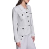 image:imageKarl Lagerfeld Womens Front Pockets Classic Lightweight BlazerSoft White