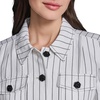 image:imageKarl Lagerfeld Womens Front Pockets Classic Lightweight BlazerSoft WhiteBlack