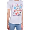 image:imageKarl Lagerfeld Womens Graphic Square Logo TShirtGraphic Print White