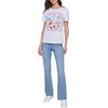 image:imageKarl Lagerfeld Womens Graphic Square Logo TShirtGraphic Print White