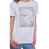 image:imageKarl Lagerfeld Womens Graphic Square Logo TShirtKarl Logo White