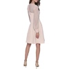 image:imageKarl Lagerfeld Womens Illisoin Sleeve Long Sleeve Party Aline DressPearl Blush