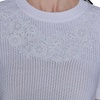 image:imageKarl Lagerfeld Womens Lace Trim SweaterSoft White