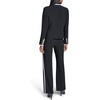 image:imageKarl Lagerfeld Womens Lapel Contrast BlazerBlackBisque