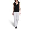 image:imageKarl Lagerfeld Womens Layering Piece Sleeveless Lightweight SweaterBlackSoft White
