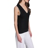 image:imageKarl Lagerfeld Womens Layering Piece Sleeveless Lightweight SweaterBlackSoft White