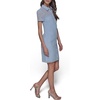 image:imageKarl Lagerfeld Womens Light Collared Short Sleeve Mini DressChambray Blue