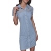 image:imageKarl Lagerfeld Womens Light Collared Short Sleeve Mini DressChambray Blue