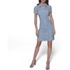 image:imageKarl Lagerfeld Womens Light Collared Short Sleeve Mini DressChambray Blue