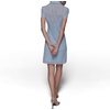 image:imageKarl Lagerfeld Womens Light Collared Short Sleeve Mini DressChambray Blue