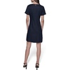 image:imageKarl Lagerfeld Womens Light Tie Neck Short Sleeve Mini DressMarine