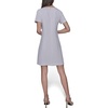 image:imageKarl Lagerfeld Womens Light Tie Neck Short Sleeve Mini DressSoft White