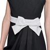 image:imageKarl Lagerfeld Womens Lined Arm Trim Scuba Crepe Sheath DressBlack  Soft White
