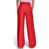 image:imageKarl Lagerfeld Womens Linen Pant Lightweight Sailor Pant Rosette Buttons PantsApple Red
