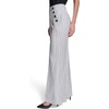 image:imageKarl Lagerfeld Womens Linen Pant Lightweight Sailor Pant Rosette Buttons PantsSoft WhiteBlack