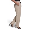 image:imageKarl Lagerfeld Womens Linen Tie Waist Comfortable Everyday PantFrench Beige