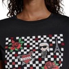 image:imageKarl Lagerfeld Womens Logo Checkerboard Logo Black and White Whimsical TShirtBlack