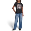 image:imageKarl Lagerfeld Womens Logo Checkerboard Logo Black and White Whimsical TShirtBlack