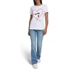 image:imageKarl Lagerfeld Womens Logo Heart Karl and Choupette Whimsical TShirtWhite