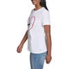 image:imageKarl Lagerfeld Womens Logo Heart Karl and Choupette Whimsical TShirtWhite