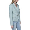 image:imageKarl Lagerfeld Womens Long Sleeve Collar Front Button Cropped BlazerFresh Mint