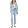 image:imageKarl Lagerfeld Womens Long Sleeve Collar Front Button Cropped BlazerFresh Mint