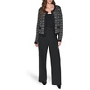 image:imageKarl Lagerfeld Womens Long Sleeve Crew Neck All Over Logo Cardigan SweaterBlackGunmetal