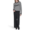 image:imageKarl Lagerfeld Womens Long Sleeve Crew Neck Amour SweaterSoft WhiteBlack