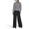 image:imageKarl Lagerfeld Womens Long Sleeve Crew Neck Amour SweaterSoft WhiteBlack