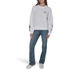 image:imageKarl Lagerfeld Womens Long Sleeve Crew Neck Bow Pin SweaterSoft WhiteBlack