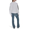 image:imageKarl Lagerfeld Womens Long Sleeve Crew Neck Bow Pin SweaterSoft WhiteBlack