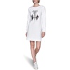 image:imageKarl Lagerfeld Womens Long Sleeve Crew Neck Comfy Athleisure DressSoft White