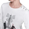image:imageKarl Lagerfeld Womens Long Sleeve Crew Neck Comfy Athleisure DressSoft White