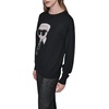 image:imageKarl Lagerfeld Womens Long Sleeve Crew Neck Cool Karl SweaterBlack