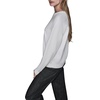 image:imageKarl Lagerfeld Womens Long Sleeve Crew Neck Cool Karl SweaterSoft White
