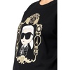 image:imageKarl Lagerfeld Womens Long Sleeve Crew Neck Karl Baroque SweaterBlack