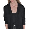 image:imageKarl Lagerfeld Womens Long Sleeve Crew Neck Long Cardigan SweaterBlack