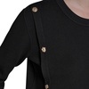 image:imageKarl Lagerfeld Womens Long Sleeve Crewneck Cropped Essential SweaterBlack