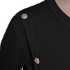 image:imageKarl Lagerfeld Womens Long Sleeve Crewneck Cropped Essential SweaterBlack