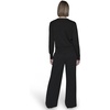 image:imageKarl Lagerfeld Womens Long Sleeve Crewneck Cropped Essential SweaterBlack