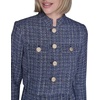 image:imageKarl Lagerfeld Womens Long Sleeve Embellished Tweed Cropped JacketBlue Multi