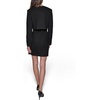 image:imageKarl Lagerfeld Womens Long Sleeve Gold Buttoned Cropped Tweed JacketBlack
