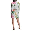 image:imageKarl Lagerfeld Womens Long Sleeve Gold Buttoned Cropped Tweed JacketSoft WhiteCamelia Multi