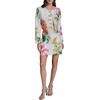 image:imageKarl Lagerfeld Womens Long Sleeve Gold Buttoned Cropped Tweed JacketSoft WhiteCamelia Multi