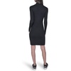 image:imageKarl Lagerfeld Womens Long Sleeve High Neck Logo Tape Zip Up DressBlack